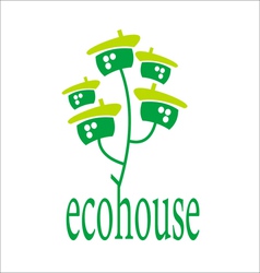 Symbols home house vector image