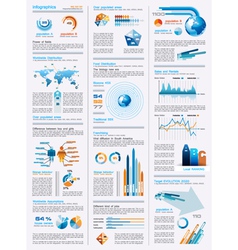 Infographical Icons vector image