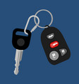 Car key with auto access padlock vector image