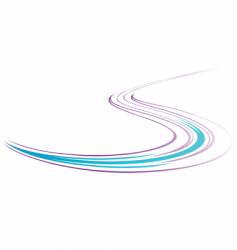 Serpentine stripe vector image