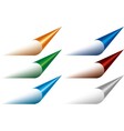 Page curl vector image