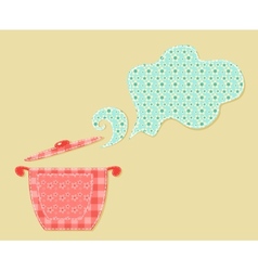 Application pan vector image