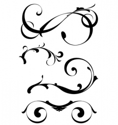 Set of design elements vector image