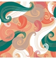 Colorful seamless wave pattern vector image