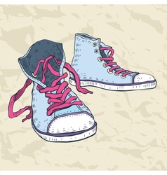 Sport shoes Sneakers vector image