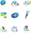 Cycling vector image