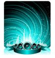 Music speaker vector image