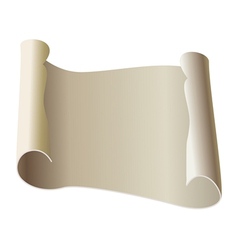 Old scroll paper vector image