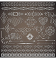 Vintage design elements vector image