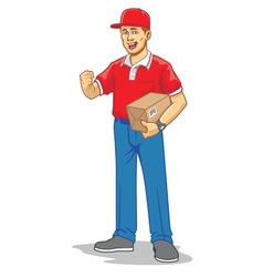 Mailman vector image