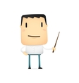 Funny cartoon casual man vector image