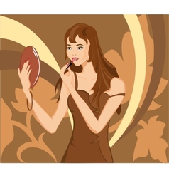 Autumn Girl vector image