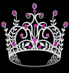 Gem Crown vector image