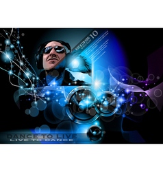 Disco Event Poster vector image