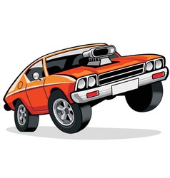 Muscle car Muscle car vector image