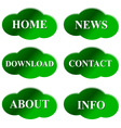 Web buttons vector image