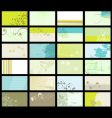 Business cards set vector image