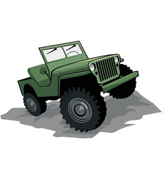 Off road vehicle vector image