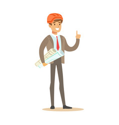 Engineer concept icon Royalty Free Vector Image