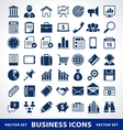 Smple business icons vector image