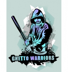 Ghetto warriors vector image