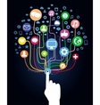 Internet concept vector image