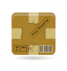 Box icon vector image