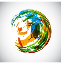 Splash background vector image