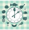 Watch food vector image