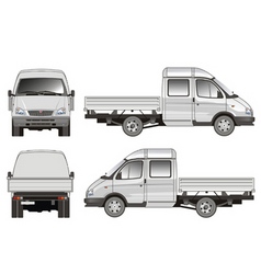 Delivery cargo truck vector image