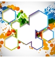 Splash background vector image