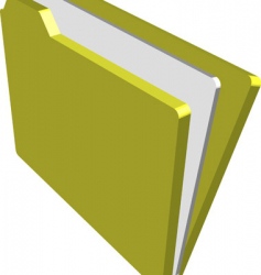 Folder illustration vector image