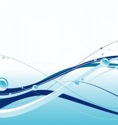 Water theme vector image