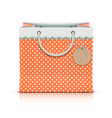 Paper shopping bag vector image