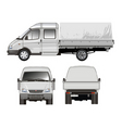 Delivery cargo truck vector image