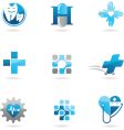 Healthcare icons vector image