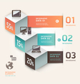 Modern infographics communication technology vector image