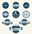 Vintage Sports Labels vector image