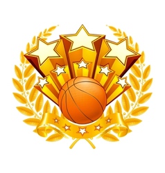 Basketball Emblem vector image