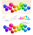 Colored bubbles vector image