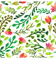 Watercolor seamless pattern vector image