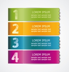 Ribbons vector image