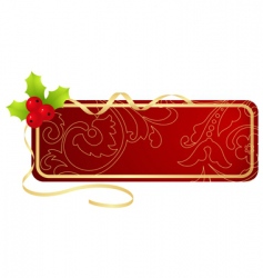 Christmas tablet vector image