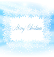 Christmas greeting card vector image