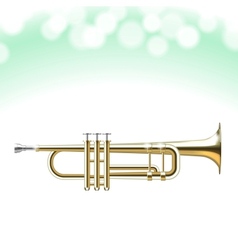 Golden Trumpet vector image