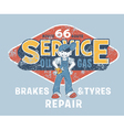 Service station boy vector image