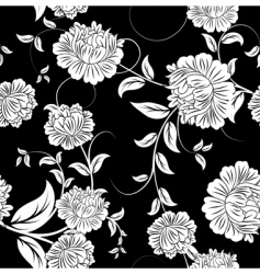 Floral background vector image