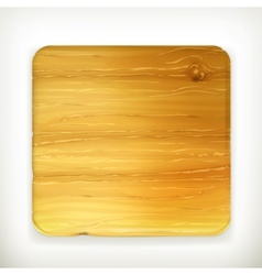 Wooden board vector image