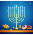 Hanukkah Background vector image
