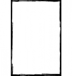 Grunge frame vector image